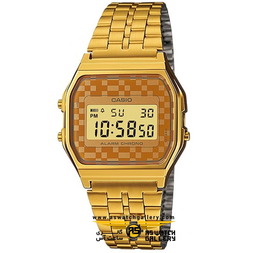 ساعت مچی زنانه مردانه casio مدل a159wgea-9adf