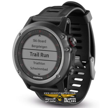 ساعت مچی زنانه مردانه garmin مدل fenix 3 grey.