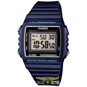 ساعت مچی زنانه مردانه casio مدل w-215h-2avdf