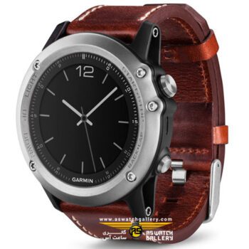 ساعت مچی زنانه مردانه گارمین مدل fenix3 leather band