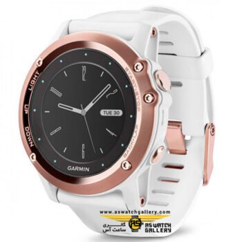 ساعت مچی زنانه مردانه garmin مدل fenix3 rose gold