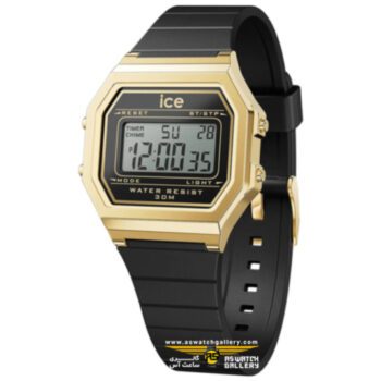 ICE digit retro-Black gold-Small