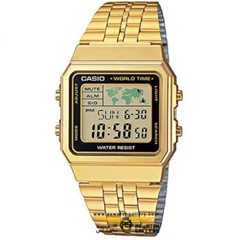 ساعت مچی زنانه مردانه casio مدل a500wga-1df