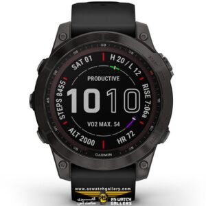 ساعت گارمین FENIX 7 Sapphire Solar Titanium Black Band