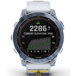 ساعت گارمین FENIX 7 Sapphire Solar Titanium Whitestone Band