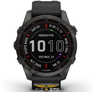 ساعت گارمین FENIX 7S Sapphire Solar Titanium Black Band
