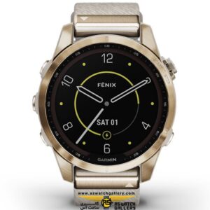 ساعت گارمین FENIX 7S Sapphire Solar Titanium Nylon Band