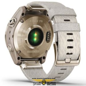 ساعت گارمین FENIX 7S Sapphire Solar Titanium Nylon Band