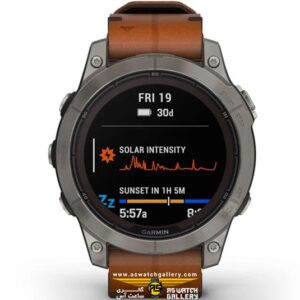 ساعت گارمین Fenix 7 Pro Sapphire Solar Leather