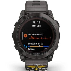 ساعت گارمین Fenix 7X Pro Sapphire Solar Carbon Gray Titanium