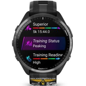 ساعت گارمین Forerunner 965 Black Light grey