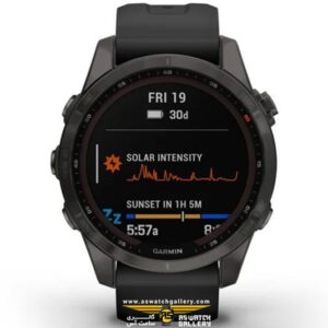 ساعت گارمین Fenix 7S Sapphire Solar Carbon Grey