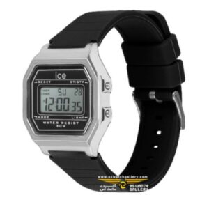 ICE digit retro-Black silver-Small-side