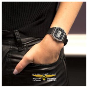 ICE digit retro-Black silver-Small-girl-hand