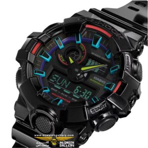 ساعت کاسیو جی شاک GA-700RGB-1ADR-side