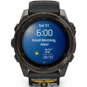 ساعت گارمین fenix 8 – 51 mm AMOLED Sapphire Carbon Gray