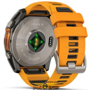 ساعت گارمین fenix 8 – 51 mm AMOLED Sapphire Orange Graphite