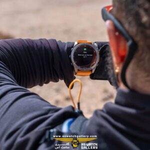 ساعت گارمین fenix 8 – 51 mm AMOLED Sapphire Orange Graphite