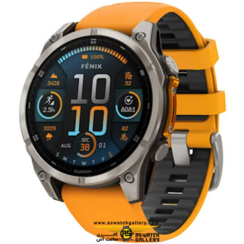 ساعت گارمین fenix 8 – 47 mm AMOLED Sapphire Orange Graphite