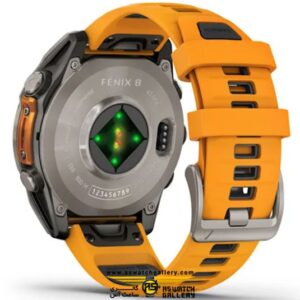 ساعت گارمین fenix 8 – 47 mm AMOLED Sapphire Orange Graphite