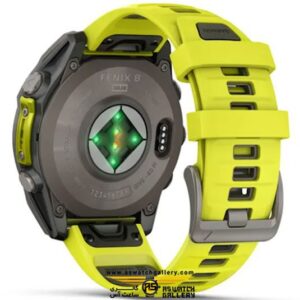 ساعت گارمین fenix 8 – 47 mm Solar Sapphire Yellow Graphite