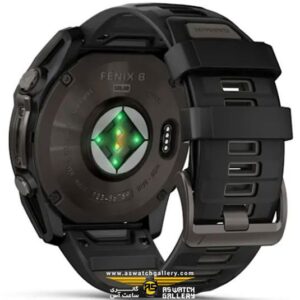 ساعت گارمین fenix 8 – 51 mm Solar Sapphire Carbon Gray