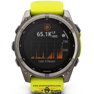 ساعت گارمین fenix 8 – 51 mm Solar Sapphire Yellow Graphite