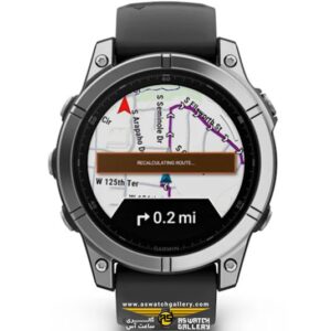 ساعت گارمین fenix E – 47 mm AMOLED Stainless Steel