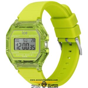 ساعت آیس واچ ICE digit retro-Green lime-Clear-Small-frontside