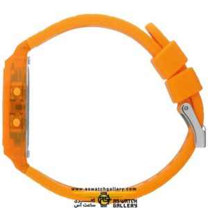 ساعت آیس واچ ICE digit retro-Neon orange-Clear-Small-side