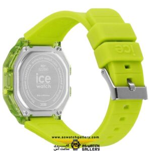 ساعت آیس واچ ICE digit retro-Green lime-Clear-Small-back