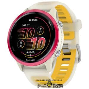 ساعت گارمین Forerunner 570 - 42mm Raspberry Bone Mango