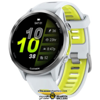 ساعت گارمین Forerunner 970 Titanium Whitestone