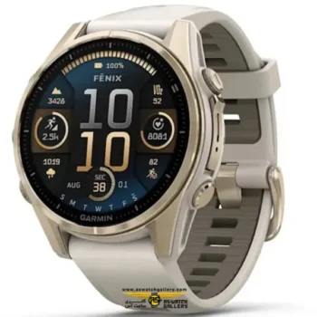 ساعت گارمین FENIX 8 43MM AMOLED SAPPHIRE SOFT GOLD