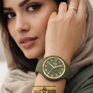کلیدی ساعت آیس واچ ICE champagne-Olive green-S37