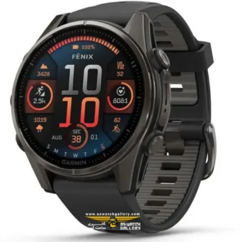 ساعت گارمین Fenix 8 -43 mm amoled sapphire Carbon grey