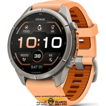 ساعت گارمین Fenix 9 Pro 43mm Titanium with Shell PinkAutumn Orange اصل