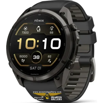 ساعت گارمین Fenix 9 Pro 47mm Carbon Gray DLC Titanium with Black